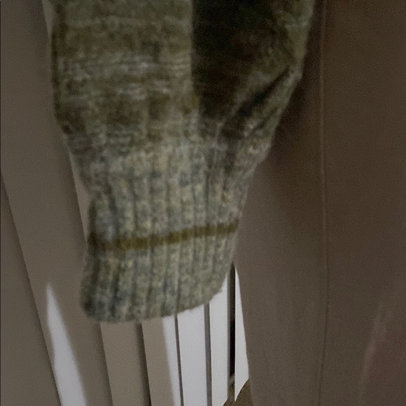 Free People Olive Green Wool Sweater - Picture 3 of 9